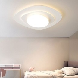 Lampada da soffitto nordica Lampada da soffitto ondulata