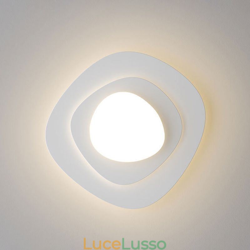 Lampada da soffitto nordica Lampada da soffitto ondulata