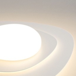 Lampada da soffitto nordica Lampada da soffitto ondulata