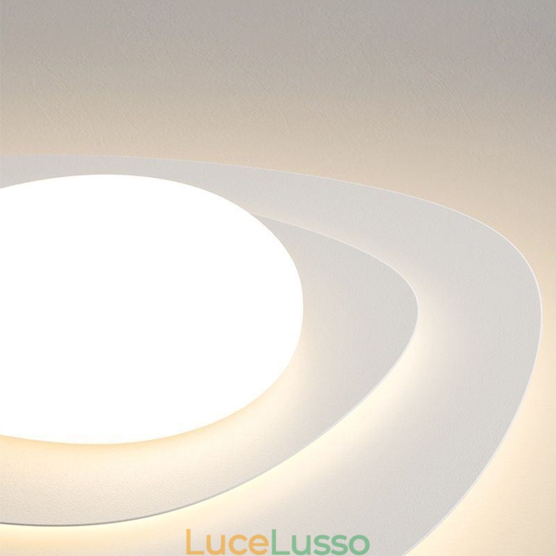 Lampada da soffitto nordica Lampada da soffitto ondulata