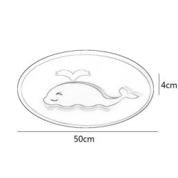 Lampada da soffitto moderna e creativa, lampada da soffitto a forma di balena