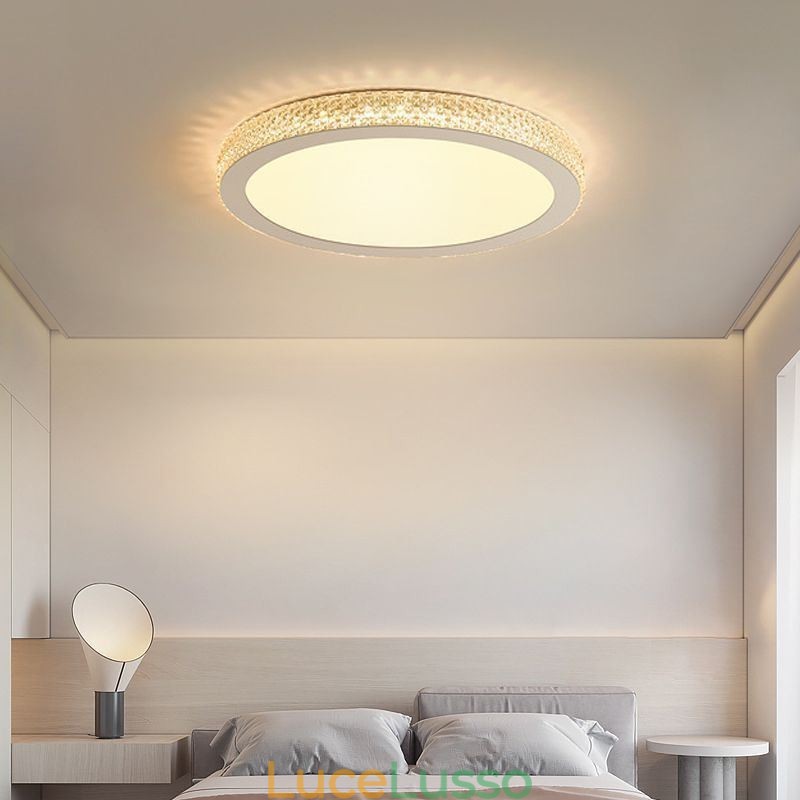 Moderna plafoniera Shinny Diamond montaggio a filo