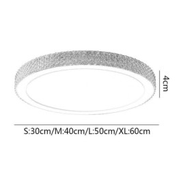 Moderna plafoniera Shinny Diamond montaggio a filo