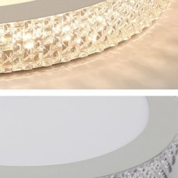 Moderna plafoniera Shinny Diamond montaggio a filo