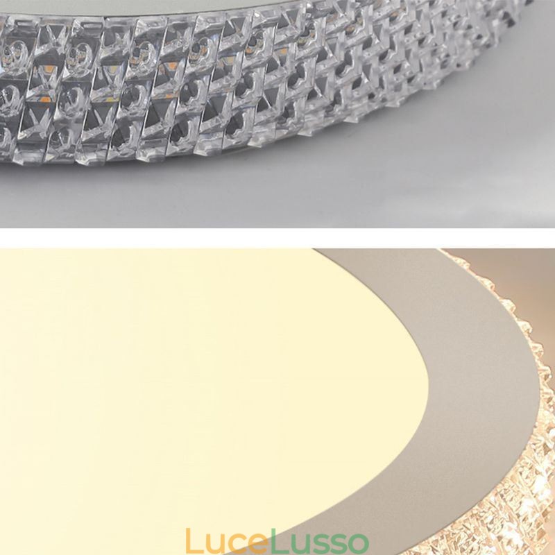 Moderna plafoniera Shinny Diamond montaggio a filo