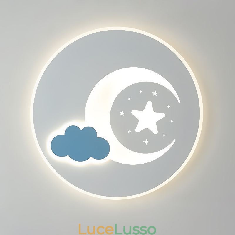 Lampada da soffitto Simplicity Moon & Star Lampada da soffitto