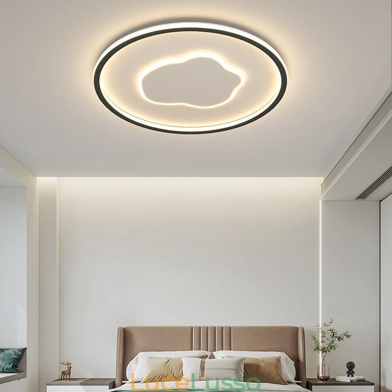 Lampada da soffitto moderna Lampada da soffitto rotonda a forma di nuvola