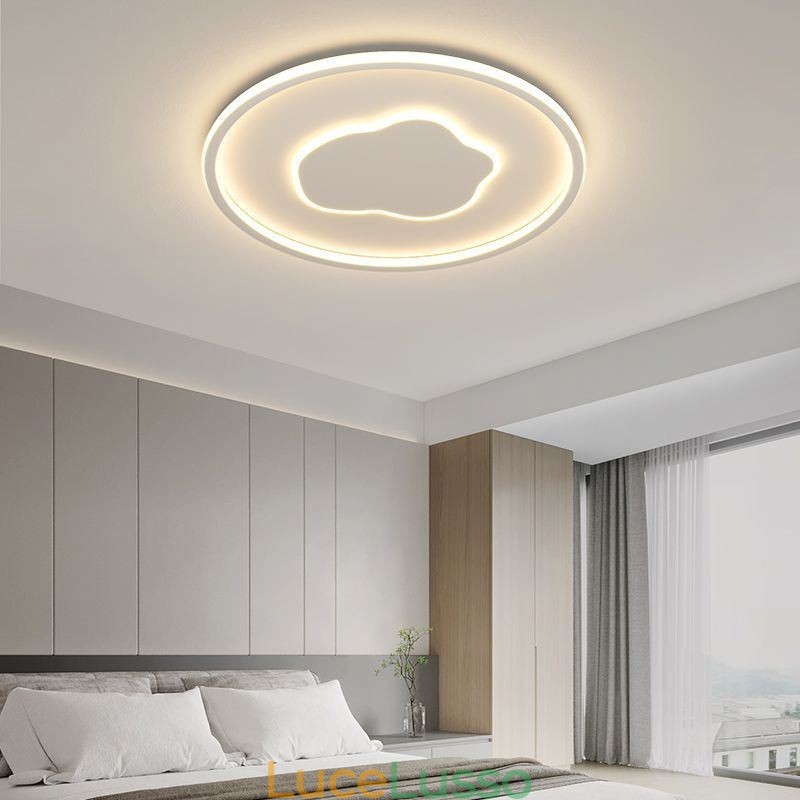 Lampada da soffitto moderna Lampada da soffitto rotonda a forma di nuvola