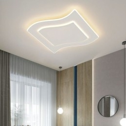 Lampada da soffitto moderna Lampada da soffitto quadrata in acrilico