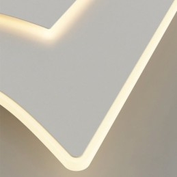 Lampada da soffitto moderna Lampada da soffitto quadrata in acrilico