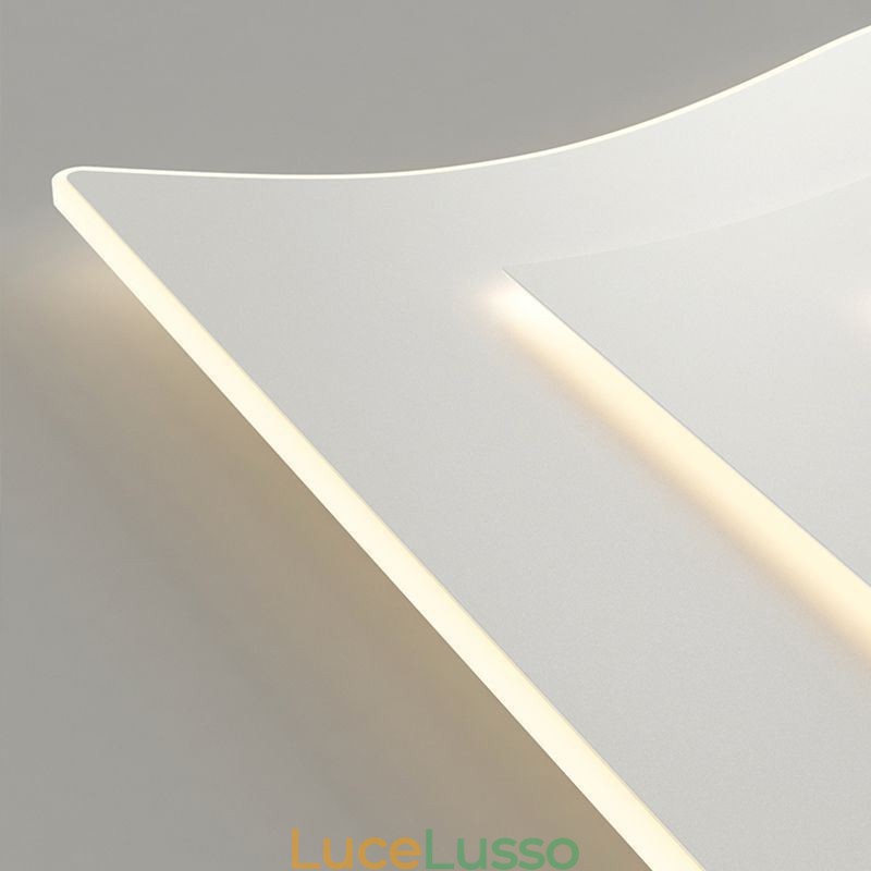 Lampada da soffitto moderna Lampada da soffitto quadrata in acrilico