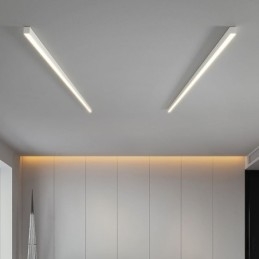 Lampada da soffitto moderna con striscia lunga, lampada da soffitto montata in superficie