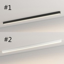 Lampada da soffitto moderna con striscia lunga, lampada da soffitto montata in superficie