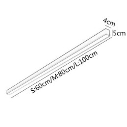 Lampada da soffitto moderna con striscia lunga, lampada da soffitto montata in superficie