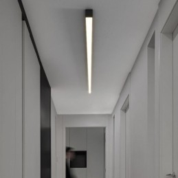 Lampada da soffitto moderna con striscia lunga, lampada da soffitto montata in superficie