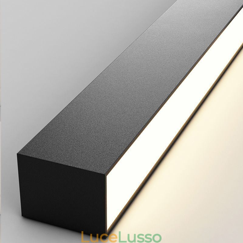 Lampada da soffitto moderna con striscia lunga, lampada da soffitto montata in superficie
