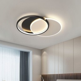 Lampada da soffitto creativa rotonda a forma di cerchio