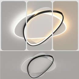 Moderne lampade da soffitto Lampada da soffitto ovale