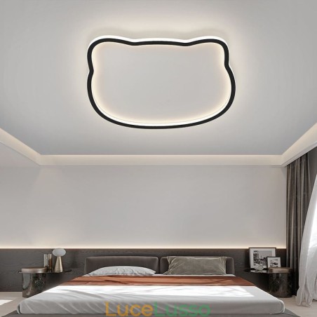 Moderne lampade da soffitto Lampada da soffitto Cat Face Moderne lampade da soffitto Lampada da soffitto Cat Face