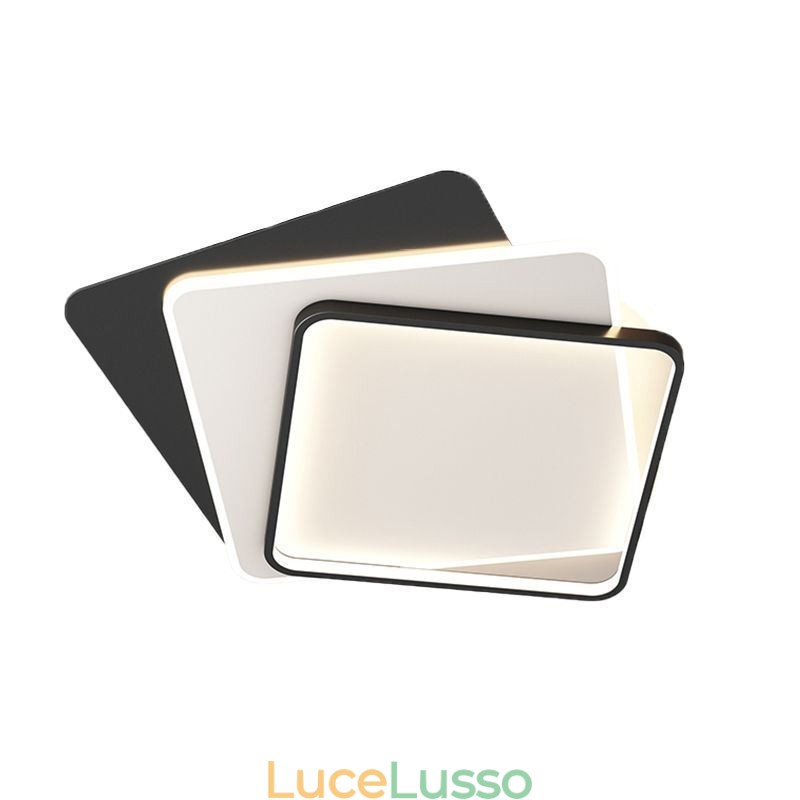 Lampada da soffitto creativa Lampada da soffitto quadrata