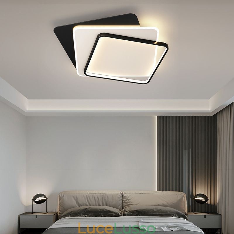 Lampada da soffitto creativa Lampada da soffitto quadrata