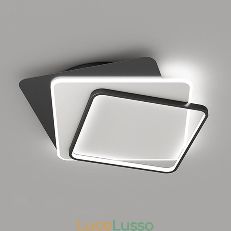 Lampada da soffitto creativa Lampada da soffitto quadrata