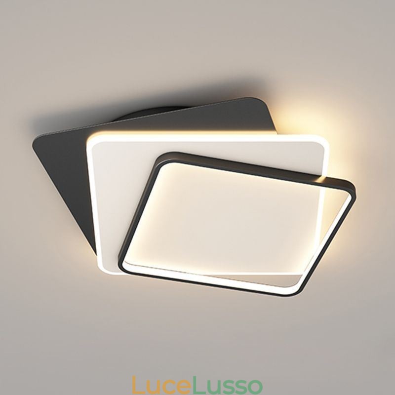 Lampada da soffitto creativa Lampada da soffitto quadrata