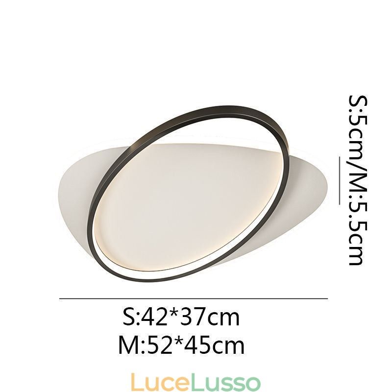 Lampada da soffitto moderna Lampada da soffitto ovale