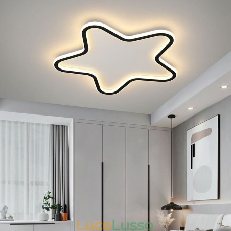 Lampada da soffitto moderna a forma di stella Lampada da soffitto moderna a forma di stella