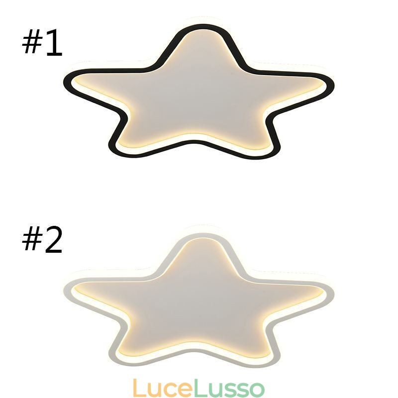 Lampada da soffitto moderna a forma di stella