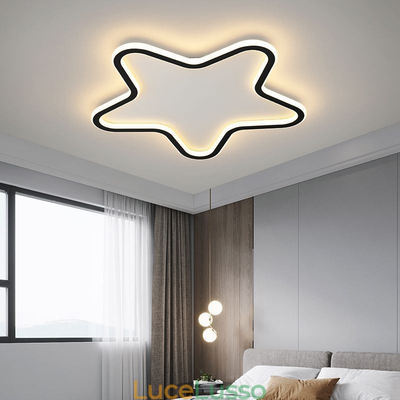 Lampada da soffitto moderna a forma di stella