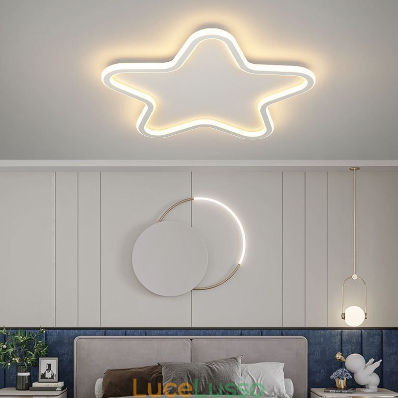 Lampada da soffitto moderna a forma di stella