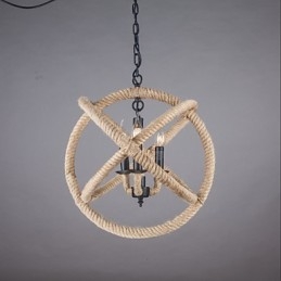 Lampadario in metallo dipinto in stile Country Mini