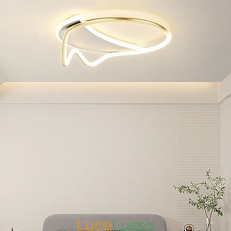 Lampada da soffitto moderna Lampada da soffitto ad anello per la casa