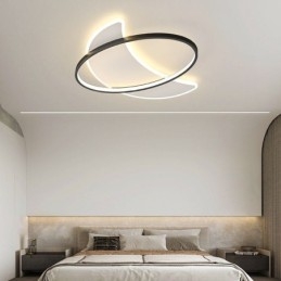 Lampada da soffitto moderna con decorazione a forma di luna
