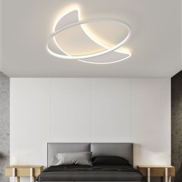 Lampada da soffitto moderna con decorazione a forma di luna