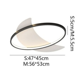 Lampada da soffitto moderna con decorazione a forma di luna