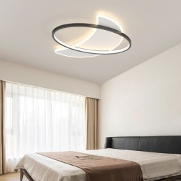 Lampada da soffitto moderna con decorazione a forma di luna