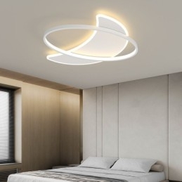 Lampada da soffitto moderna con decorazione a forma di luna