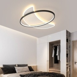 Lampada da soffitto moderna con decorazione a forma di luna