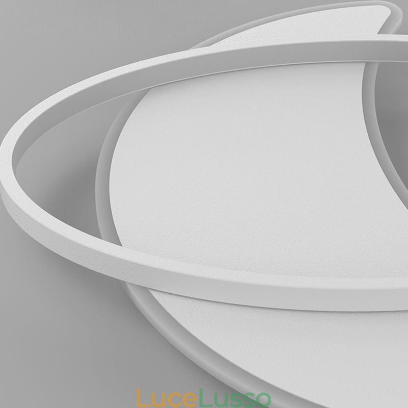 Lampada da soffitto moderna con decorazione a forma di luna