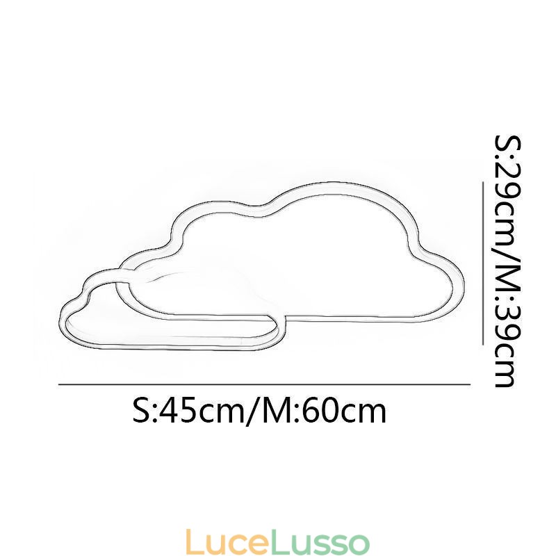 Lampada da soffitto moderna Creative Cloud Decoration Light
