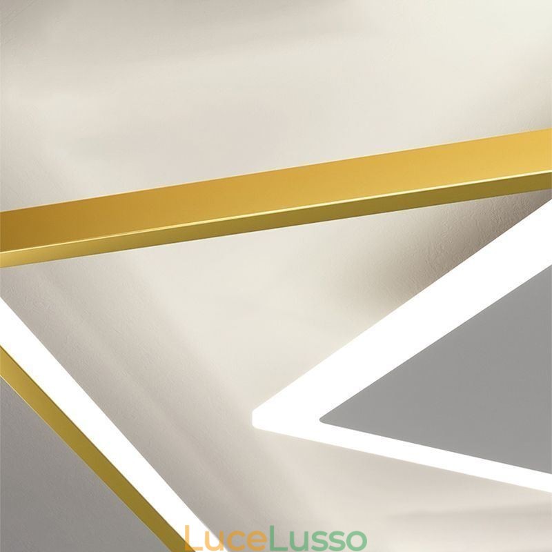 Lampada da soffitto moderna Lampada da soffitto quadrata geometrica