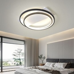 Lampada da soffitto moderna rotonda con montaggio a filo