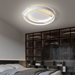 Lampada da soffitto moderna rotonda con montaggio a filo