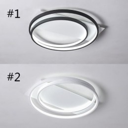 Lampada da soffitto moderna rotonda con montaggio a filo