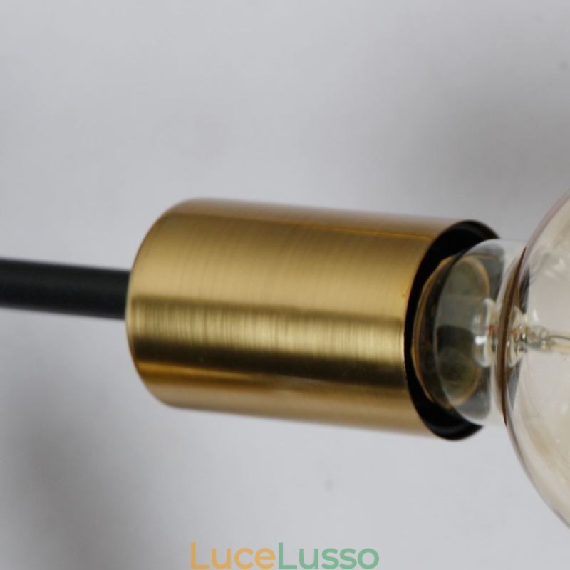 Lampadario moderno da soffitto Lampadario vintage nero