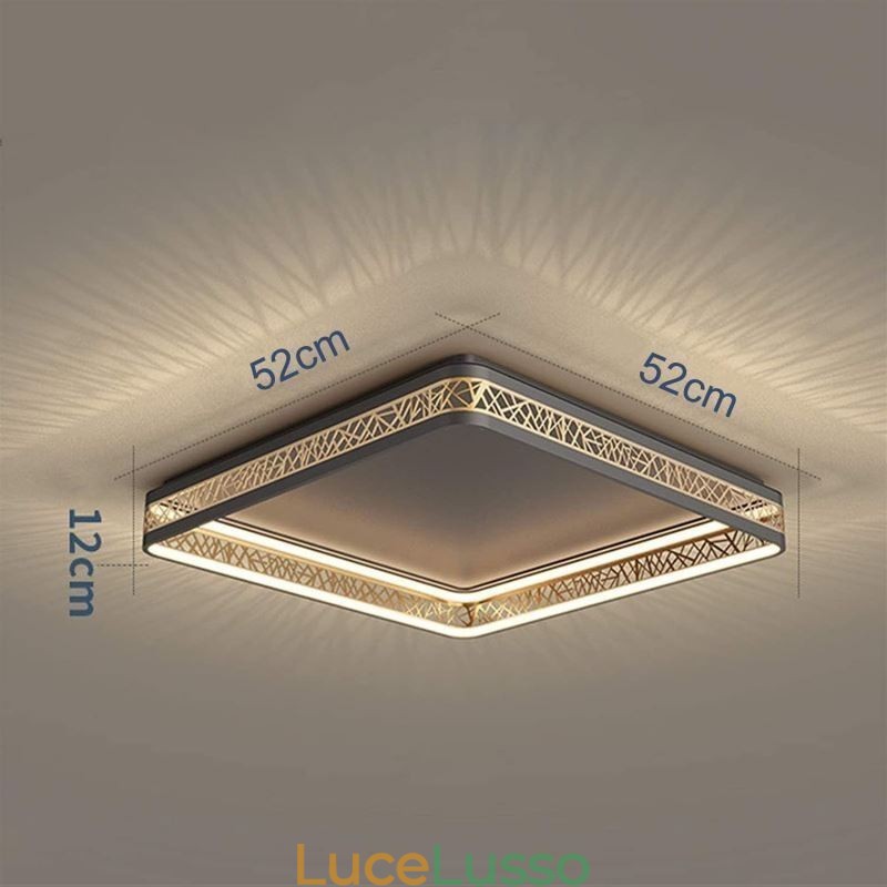 Lampada da soffitto Nido d'uccello Lampada quadrata Apparecchi moderni