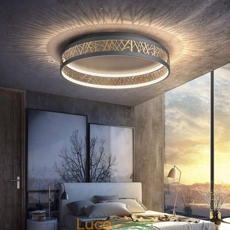 Lampada da soffitto Nido d'uccello Lampada rotonda Apparecchi moderni