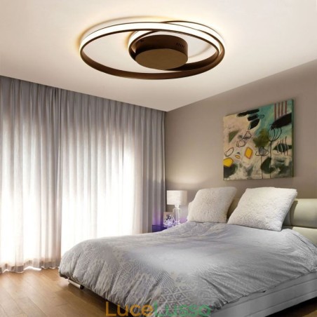 Moderne lampade da soffitto doppie rotonde Moderne lampade da soffitto doppie rotonde